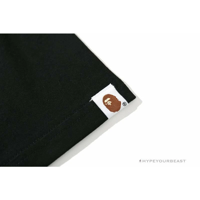 Hypeyourbeast BAPE Blue Ape Head Green Storm Tee Shirt 'BLACK' Clothes 7 Hypeyourbeast BAPE Blue Ape Head Green Storm Tee Shirt 'BLACK' Clothes