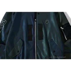 Hypeyourbeast Clothes BAPE HUNTING Aurora Color Gradient Reflective Jacket