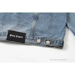HypeYourBeast Hoodies & Jackets Palm Angels Jean Jacket Blue