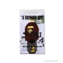 Hypeyourbeast BAPE Messy Letters Upside Down Little Ape Head Tee Shirt 'WHITE' 9 Hypeyourbeast BAPE Messy Letters Upside Down Little Ape Head Tee Shirt 'WHITE'