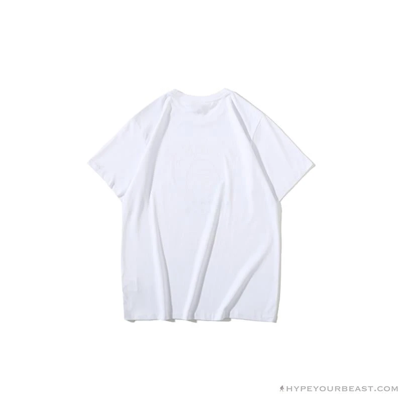 Hypeyourbeast BAPE Little Dinosaur Cartoon Line Tee Shirt 2 Hypeyourbeast BAPE Little Dinosaur Cartoon Line Tee Shirt