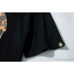 Hypeyourbeast BAPE X MCM Camouflage Ape Head Tee Shirt 'BLACK'