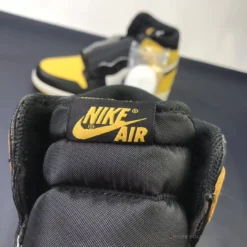 HypeYourBeast Air Jordan 1 High Yellow Toe Black White
