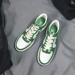 HypeYourBeast BAPE STA Low Top Sneakers Green