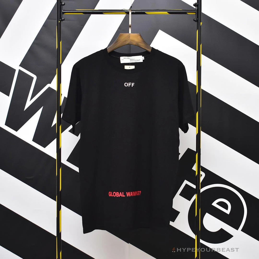 Hypeyourbeast OFF-WHITE Sakura Tee Shirt 'BLACK' T-Shirts 1 Hypeyourbeast OFF-WHITE Sakura Tee Shirt 'BLACK' T-Shirts