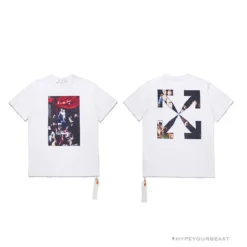 Hypeyourbeast OFF-WHITE Baroque Angel Religious Painting Tee Shirt 'WHITE'