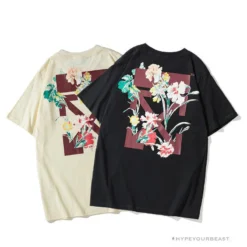 Hypeyourbeast T-Shirts OFF-WHITE Flower Edition Tee Shirt 'BLACK' 5 Hypeyourbeast T-Shirts OFF-WHITE Flower Edition Tee Shirt 'BLACK'