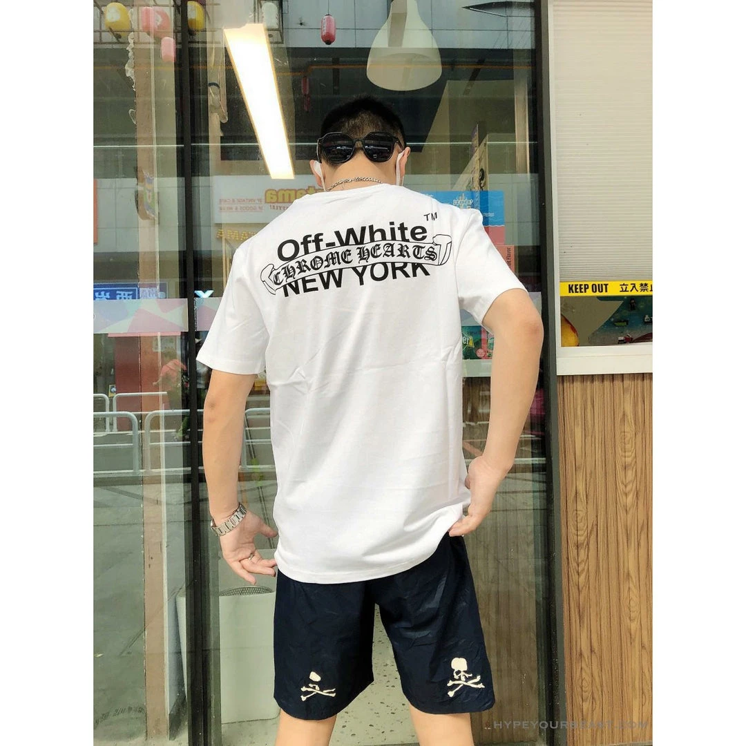Hypeyourbeast T-Shirts OFF-WHITE Chrome Hearts Tee Shirt 'WHITE' 6 Hypeyourbeast T-Shirts OFF-WHITE Chrome Hearts Tee Shirt 'WHITE'