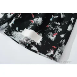 Hypeyourbeast Pants OFF-WHITE Hot Starry Sky Fireworks Shorts 'BLACK'