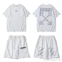 Hypeyourbeast Pants OFF-WHITE Cabin Cabbage Shorts 'WHITE' 15 Hypeyourbeast Pants OFF-WHITE Cabin Cabbage Shorts 'WHITE'