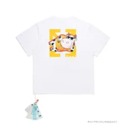 Hypeyourbeast T-Shirts OFF-WHITE Hawaiian Cow Arrow Tee Shirt