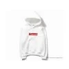 Hypeyourbeast Supreme Box Logo Hoodie White Red