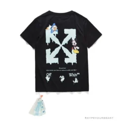 Hypeyourbeast OFF-WHITE Mickey Limited Arrow Tee Shirt 'BLACK' T-Shirts
