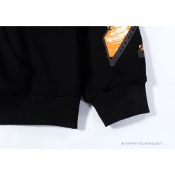 Hypeyourbeast OFF-WHITE Pink Orange Arrow Hoodie 'BLACK' Hoodies & Jackets