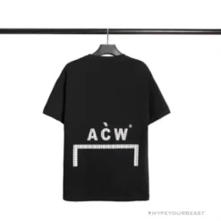 Hypeyourbeast OFF-WHITE ACW Empressed Tee Shirt 'BLACK' T-Shirts