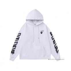 HypeYourBeast Off-White Hoodie Hallow White Hoodies & Jackets