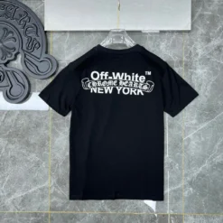 Hypeyourbeast OFF-WHITE Chrome Hearts Tee Shirt 'BLACK' T-Shirts