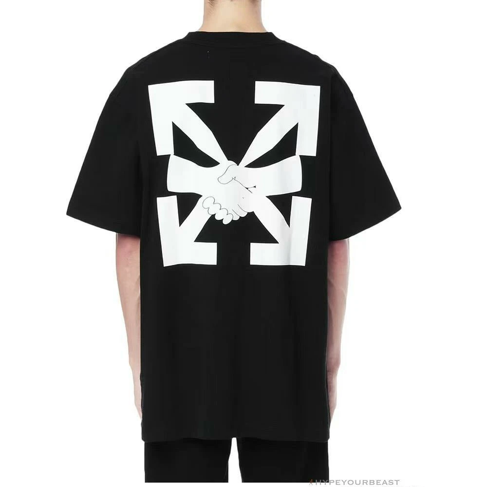 Hypeyourbeast T-Shirts OFF-WHITE Hand Shake Tee Shirt 'BLACK' 5 Hypeyourbeast T-Shirts OFF-WHITE Hand Shake Tee Shirt 'BLACK'
