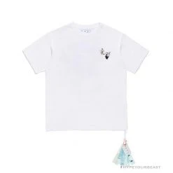 Hypeyourbeast T-Shirts OFF-WHITE Takashi Murakami Sunflower Tee Shirt 'WHITE'