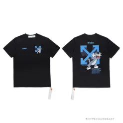 Hypeyourbeast OFF-WHITE Tom And Jerry Loose Tee Shirt 'BLACK' T-Shirts 5 Hypeyourbeast OFF-WHITE Tom And Jerry Loose Tee Shirt 'BLACK' T-Shirts