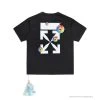 Hypeyourbeast OFF-WHITE Takashi Murakami Sunflower Tee Shirt 'BLACK' T-Shirts