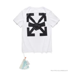 Hypeyourbeast OFF-WHITE Hand Shake Tee Shirt 'WHITE' T-Shirts
