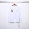 Hypeyourbeast OFF-WHITE The Kiss Long Sleeve Shirt 'WHITE' Shirts