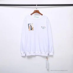 Hypeyourbeast OFF-WHITE The Kiss Long Sleeve Shirt 'WHITE' Shirts