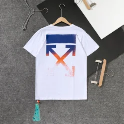 Hypeyourbeast OFF-WHITE Gradient Classic Cross Arrow Tee Shirt 'WHITE'