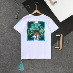 Hypeyourbeast OFF-WHITE Big Tree HD Pattern Tee Shirt 'WHITE' T-Shirts