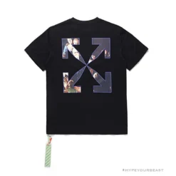 Hypeyourbeast OFF-WHITE Baroque Angel Religious Painting Tee Shirt 'BLACK' T-Shirts