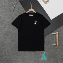 Hypeyourbeast OFF-WHITE Spray Paint Arrow Tee Shirt 'BLACK' T-Shirts