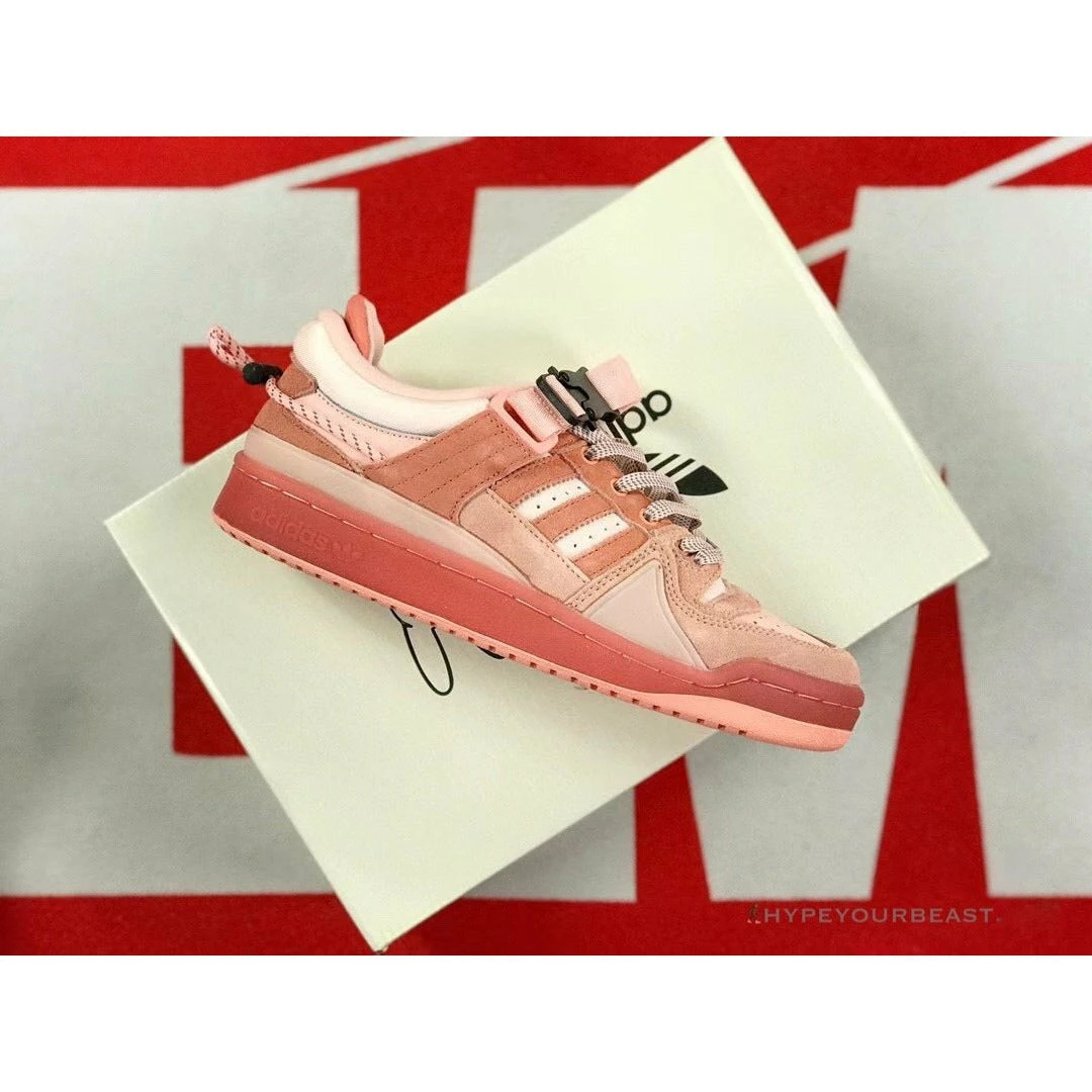 HypeYourBeast Adidas Forum Low Bad Bunny Sneakers Pink 1 HypeYourBeast Adidas Forum Low Bad Bunny Sneakers Pink