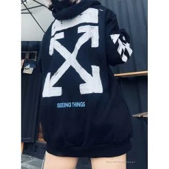 HypeYourBeast Off White Hoodie Black & White
