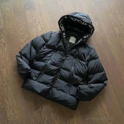HypeYourBeast Moncler Puffer Jacket Black Hooded