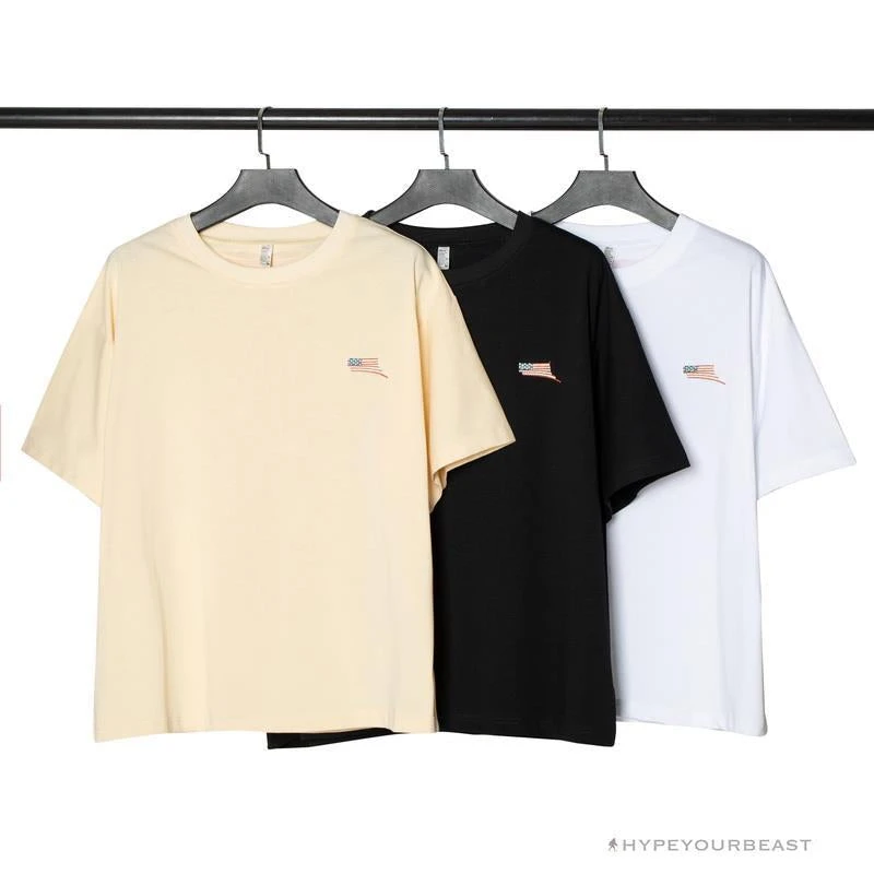 Hypeyourbeast OFF-WHITE Loose X Oversized Chest Tee Shirt 'BEIGE' 4 Hypeyourbeast OFF-WHITE Loose X Oversized Chest Tee Shirt 'BEIGE'