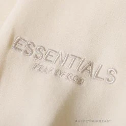 HypeYourBeast Hoodies & Jackets FOG Hoodie Reflective ‘ESSENTIALS’ Beige