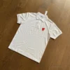 Hypeyourbeast Shirts CDG Polo Shirt White
