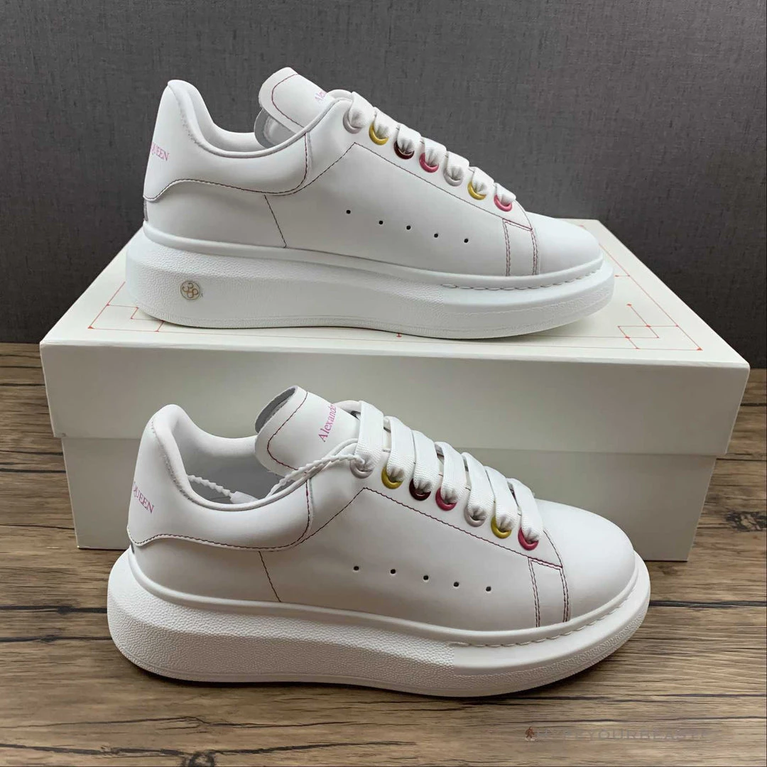 HypeYourBeast Alexander McQueen White / White / Pink 2 HypeYourBeast Alexander McQueen White / White / Pink