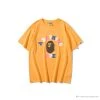 Hypeyourbeast Clothes BAPE Little Ape Head Colorful Classic Tee Shirt 'YELLOW'
