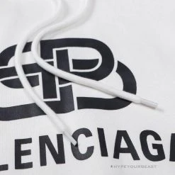 HypeYourBeast BCG BB Hoodie White Black Hoodies & Jackets