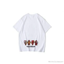 Hypeyourbeast BAPE Baby Milo Red Shark Hat Little Monkey Tee Shirt 'WHITE'