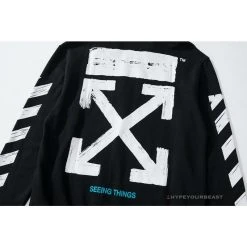 HypeYourBeast Off White Hoodie Black & White
