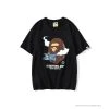 Hypeyourbeast Clothes BAPE Co-Branded Fly Boy Tee Shirt 'BLACK'