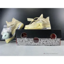 Hypeyourbeast Off White X Air Jordan 4 Sail
