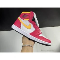 HypeYourBeast Air Jordan 1 Retro High Light Fusion Red