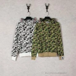 HypeYourBeast Bape Green Camouflage Hoodie