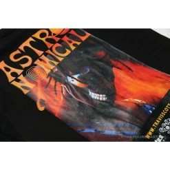 Hypeyourbeast OFF-WHITE Travis Scott Cactus Jack Astronomical Tee Shirt 'BLACK'
