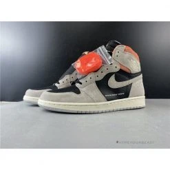 Hypeyourbeast Air Jordan 1 Retro High OG Neutral Grey Hyper Crimson