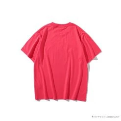 Hypeyourbeast BAPE Little Ape Head Colorful Classic Tee Shirt 'PINK' Clothes